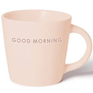 Ceramic cappucino cup 250ml - GOOD MORNING ecru