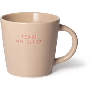 Ceramic cappucino cup 250ml - TEAM NO SLEEP beige