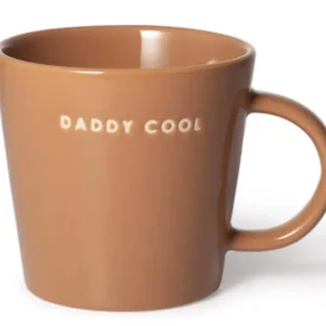 Ceramic tea cup 350 ml - DADDY COOL terracotta