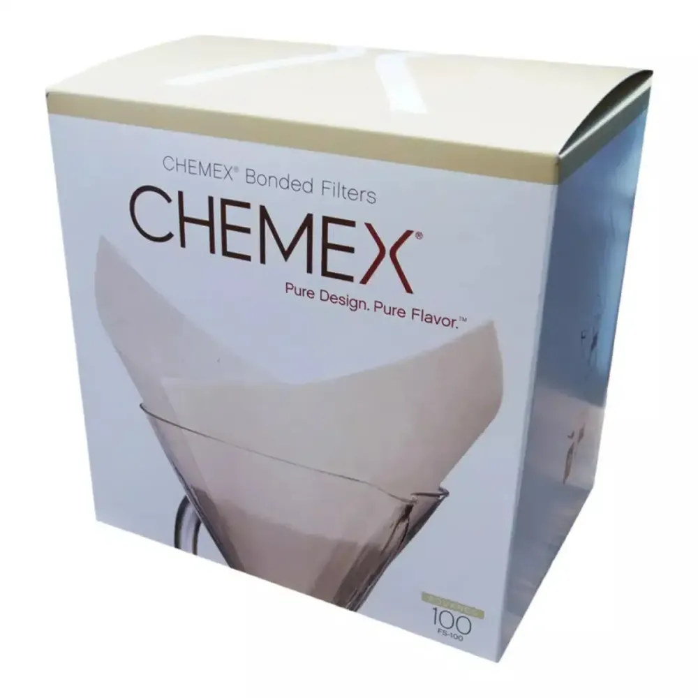 Chemex filterpapir kvadratiske - 100 pakke