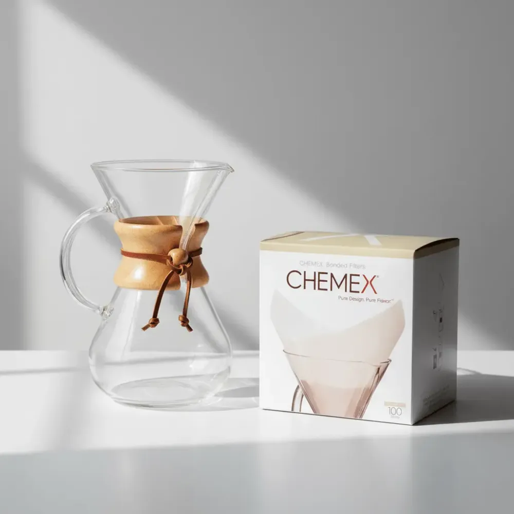 Chemex til 8 kopper + 100 stk filtre