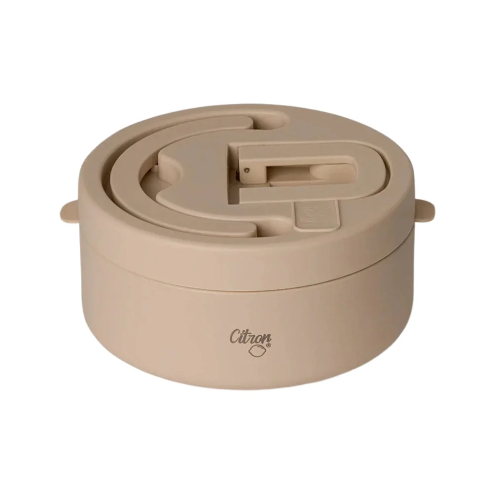 Citron Lunch Termokande 400 ml Beige