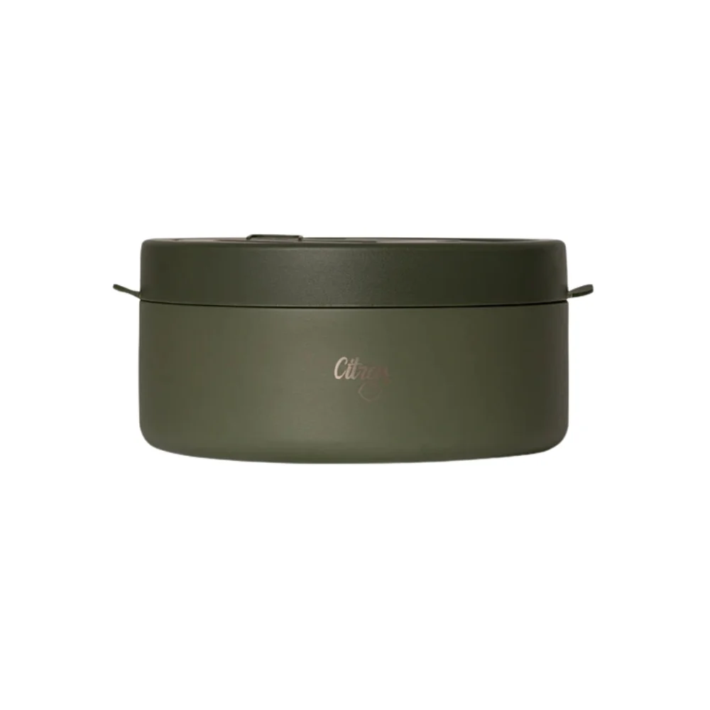 Citron Lunch Termokande 400 ml Oliven Grøn