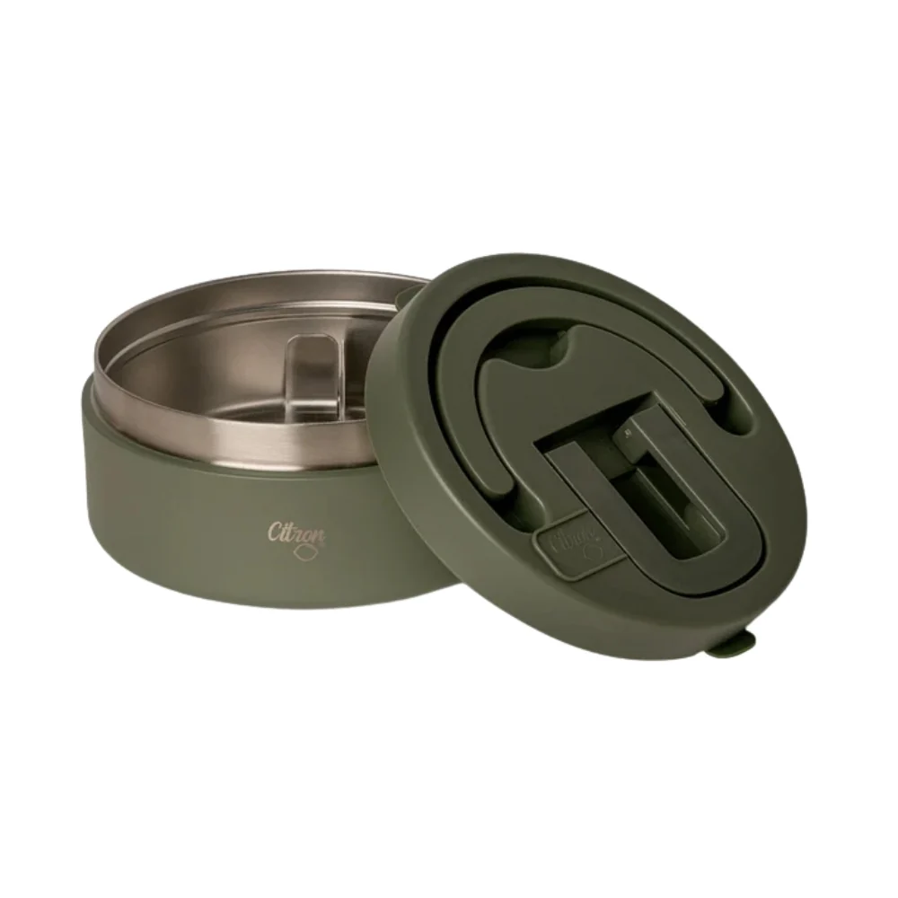 Citron Lunch Termokande 400 ml Oliven Grøn