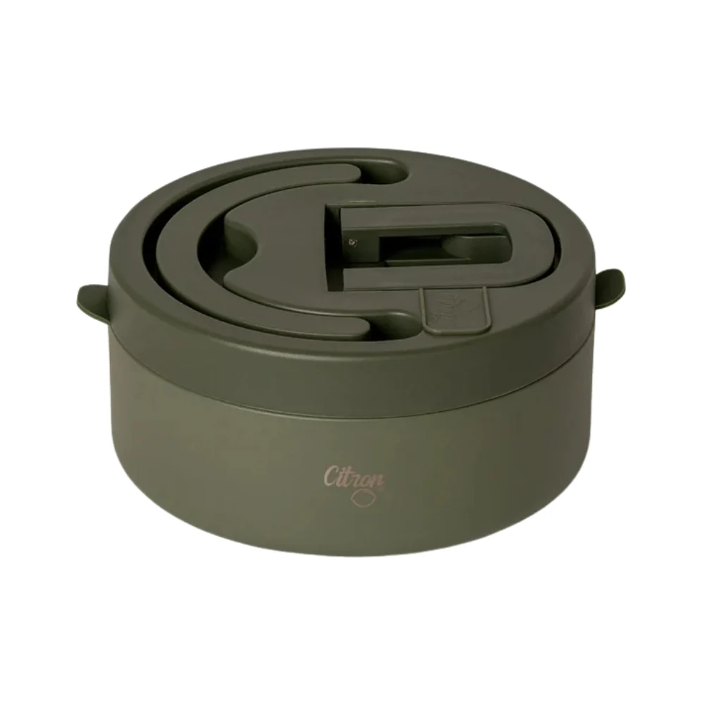 Citron Lunch Termokande 400 ml Oliven Grøn