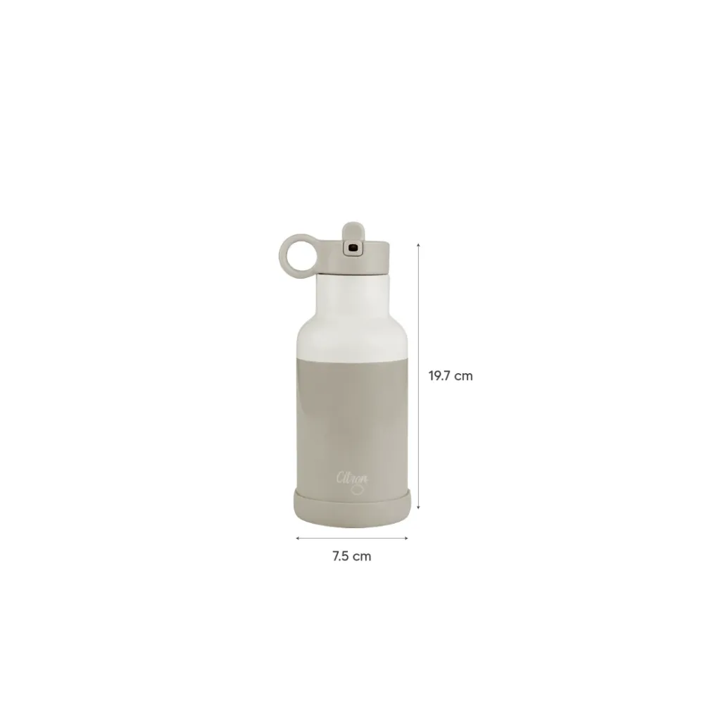 Citron rustfri stål termoflaske 350 ml grøn