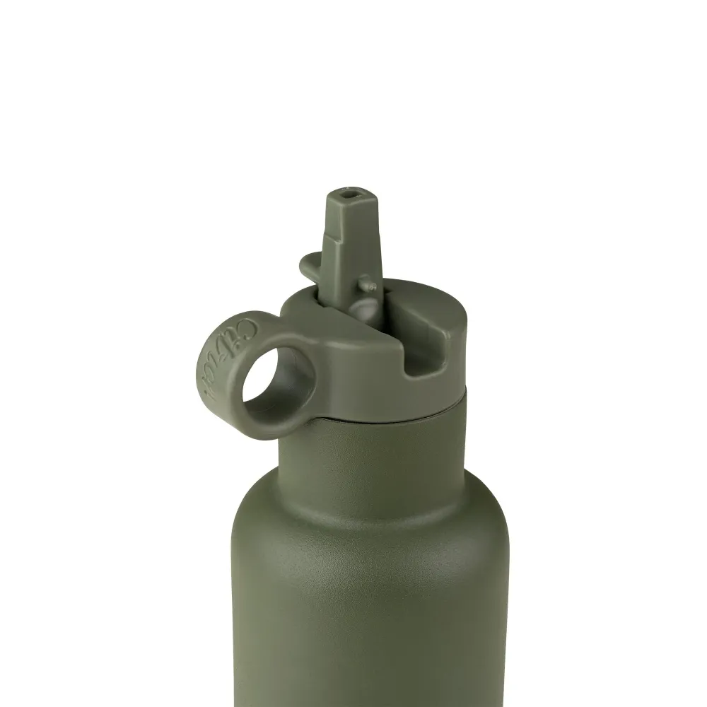 Citron rustfri stål termoflaske 350 ml grøn
