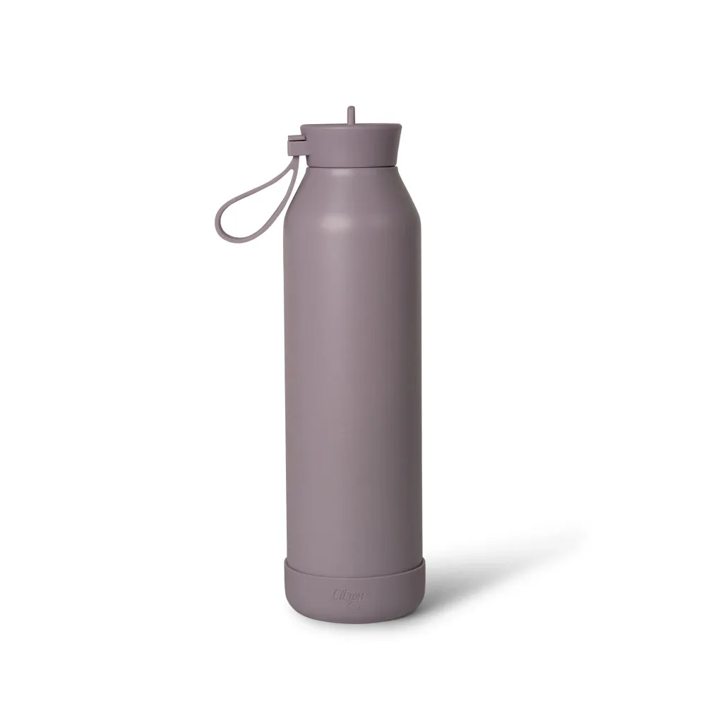 Citron rustfrit stål termoflaske til børn, lilla, 750 ml