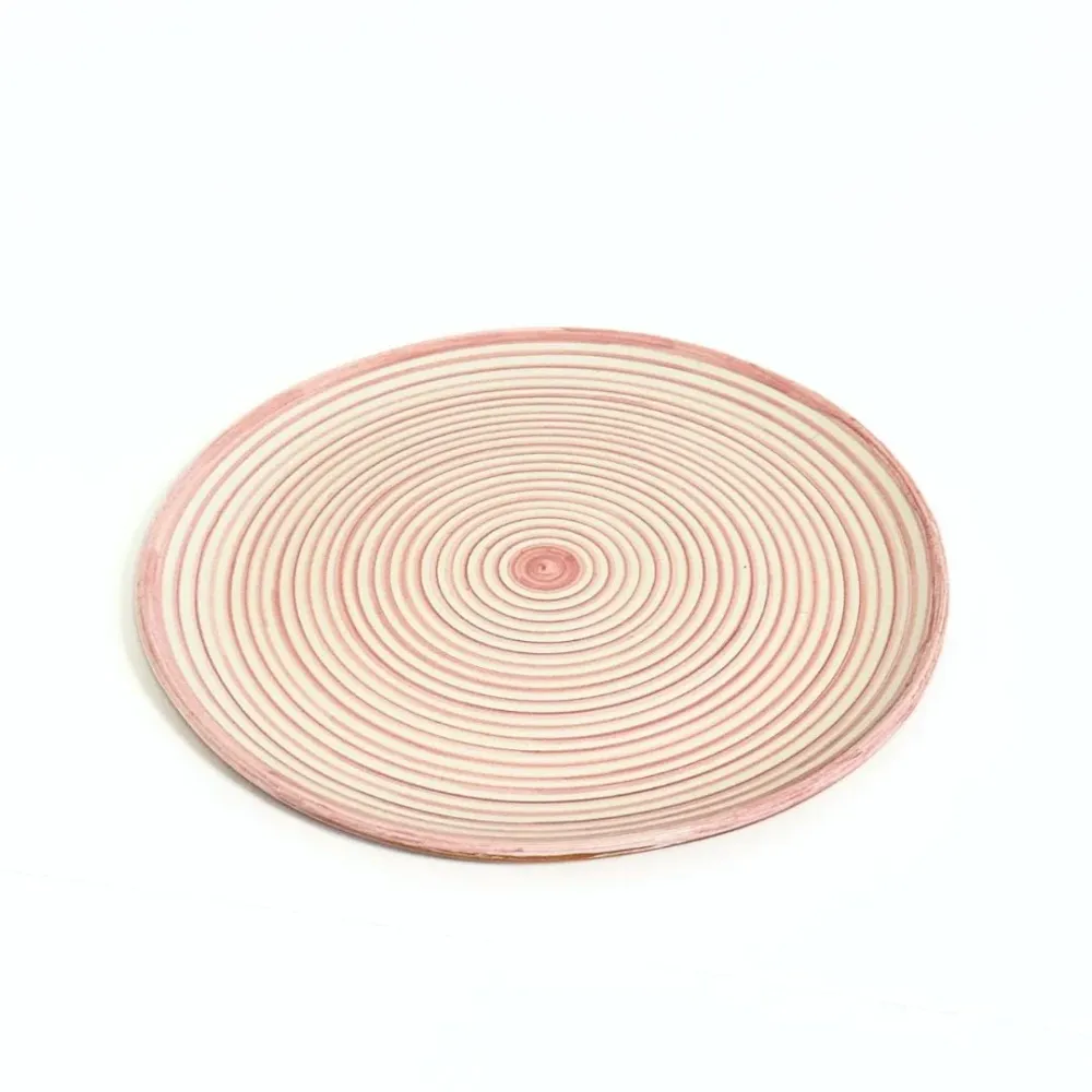 Classic Stripe - Tallerken - Mauve