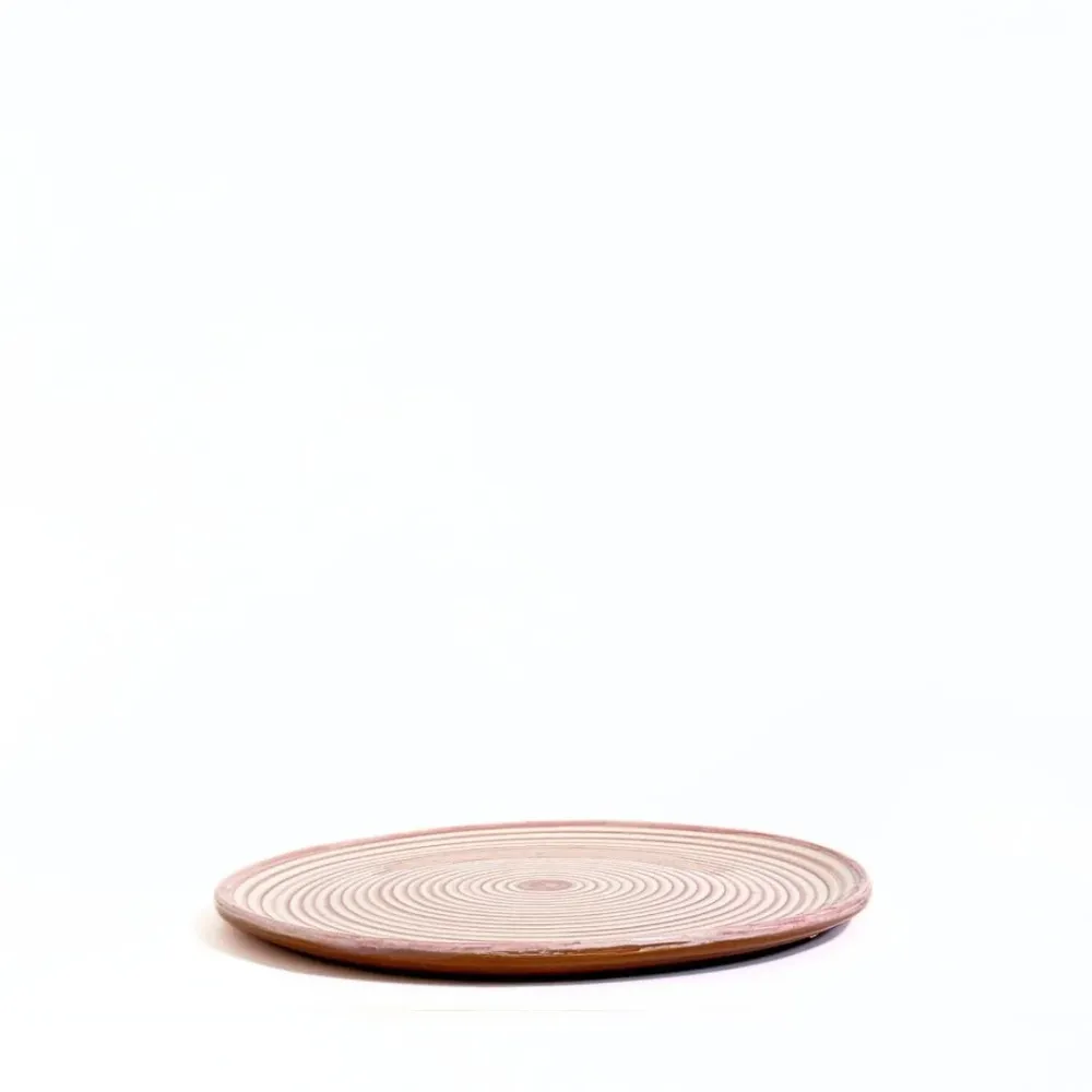 Classic Stripe - Tallerken - Mauve