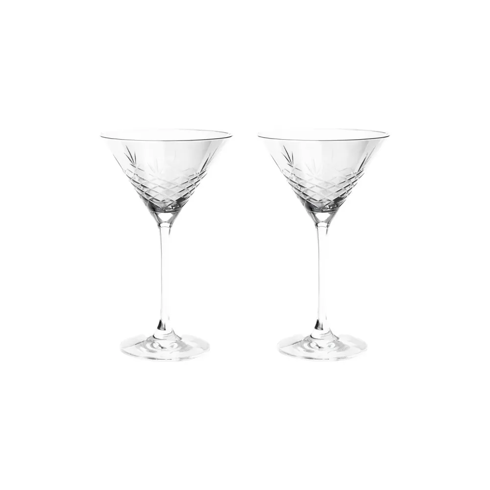 Cocktail Glas, klar, 2 stk - 22 cl