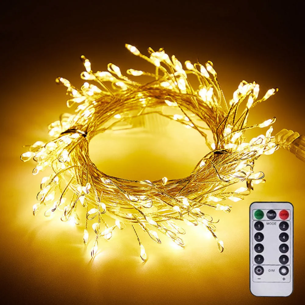 Copper Wire String Lights | Remote Control LED Fairy Lights