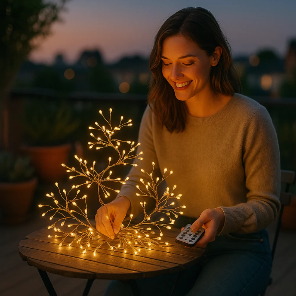 Copper Wire String Lights | Remote Control LED Fairy Lights