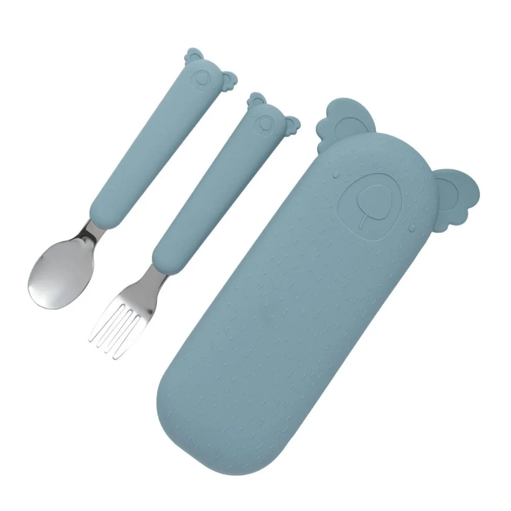 Cotton Cloud børnesæt i Zoe Koala-etui i farven Jade