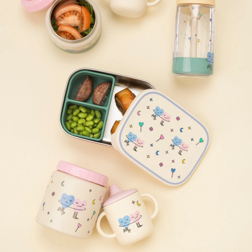 Cotton Cloud børnetermos til frokost Dancing Hearts 350 ml