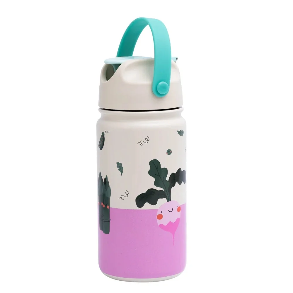 Cotton Cloud rustfrit stål Veggie Pals børneflaske 420 ml