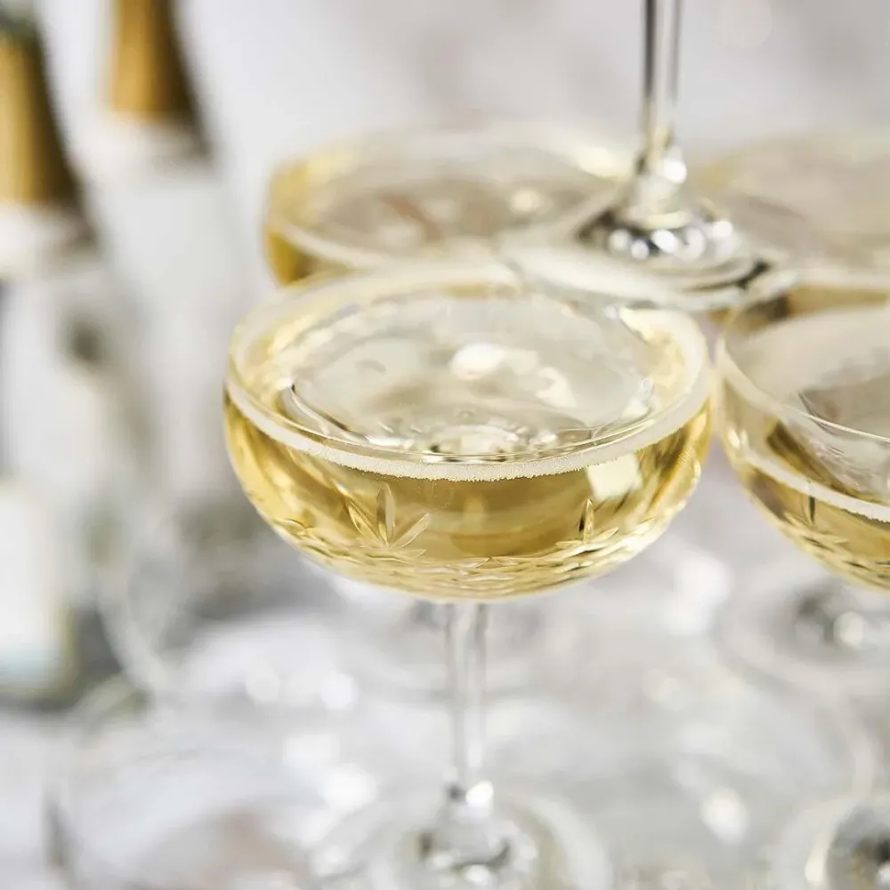 Crispy Gatsby Champagneglas, klar, 2 stk - 30 cl