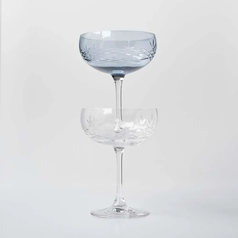 Crispy Gatsby Champagneglas, klar, 2 stk - 30 cl
