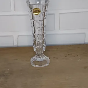 Cristal d'arques. Vase 17 cm.