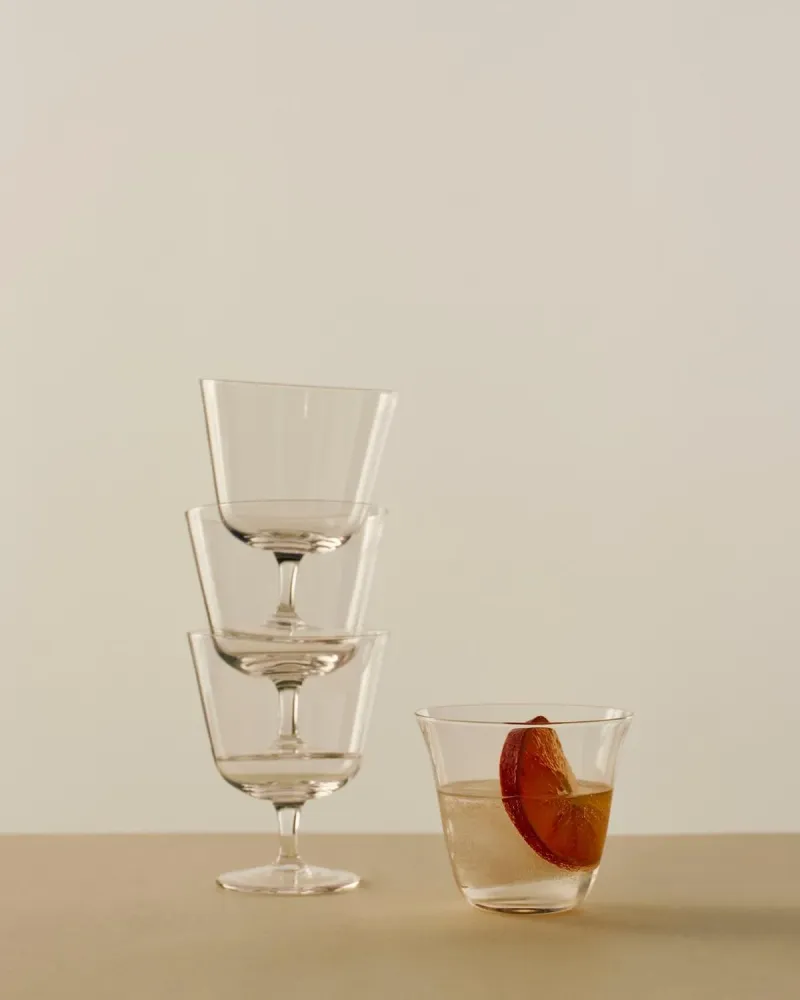 Curve Tumbler vandglas, 2 stk - H8 cm.