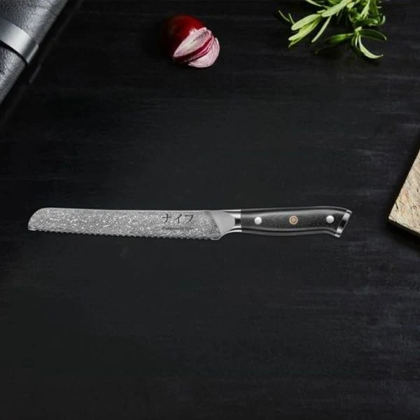 Damascus Hâws Brødkniv 33 Cm