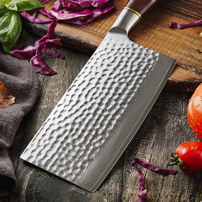 Damaskus cleaver | Palisander