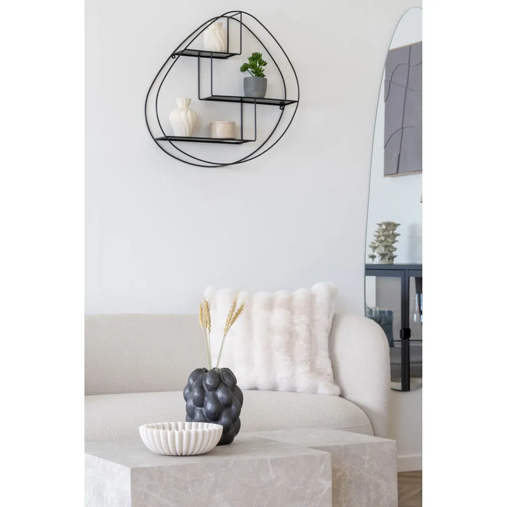 Dekoskål med riller House Nordic