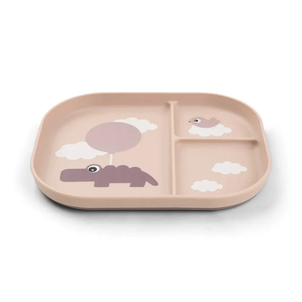 Foodie inddelt tallerken - Happy clouds - Pudder Done by Deer
