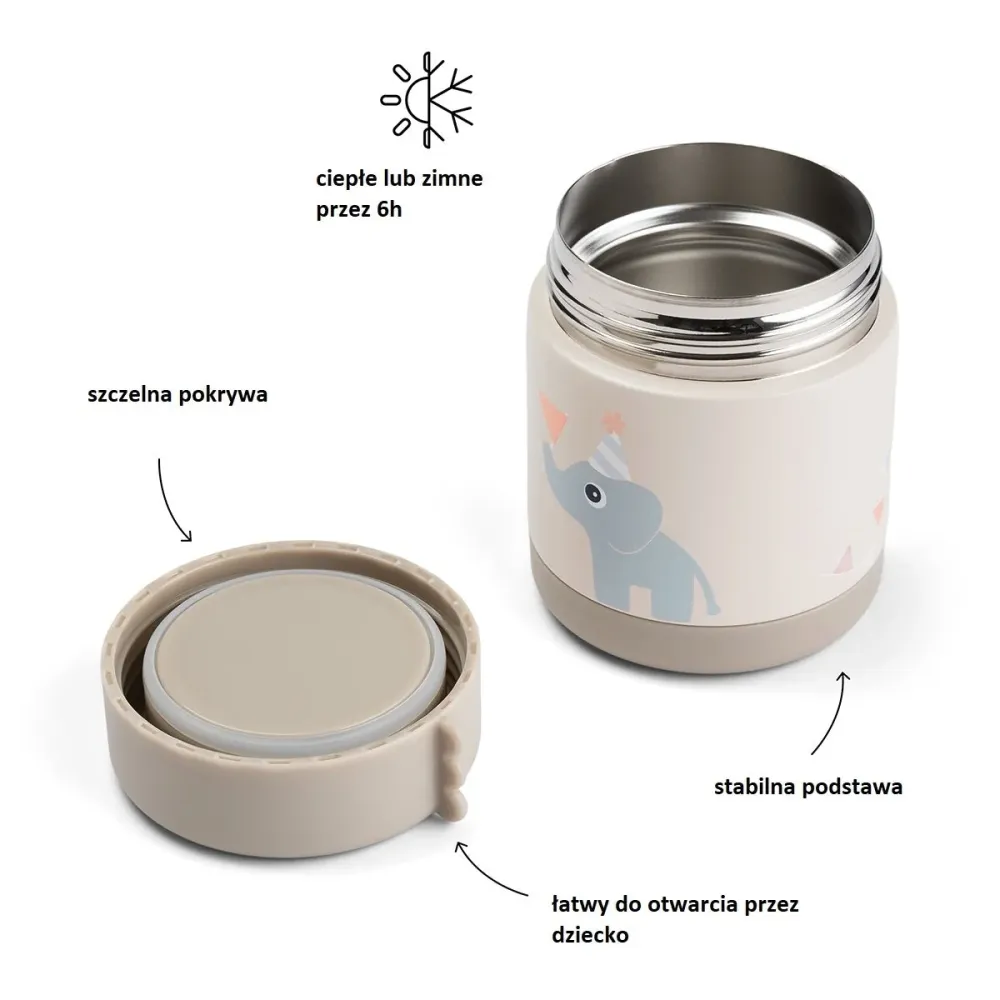 Done Deer Baby Lunch Termokande 300 ml Celebration Sand