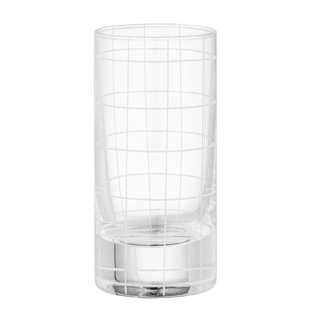 Drikkeglas m. tern - H15 cm