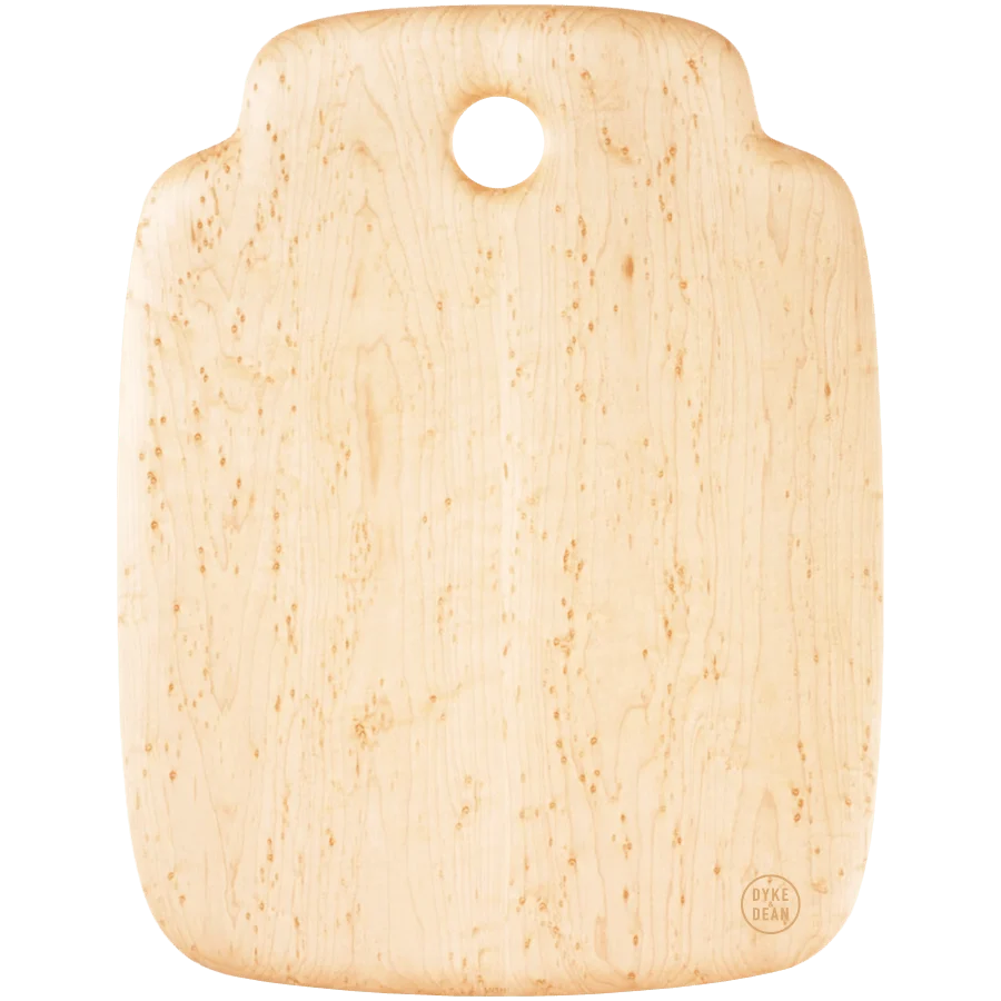 BIRDS EYE MAPLE BREADBOARD 15" X 19" EDWARD WOHL