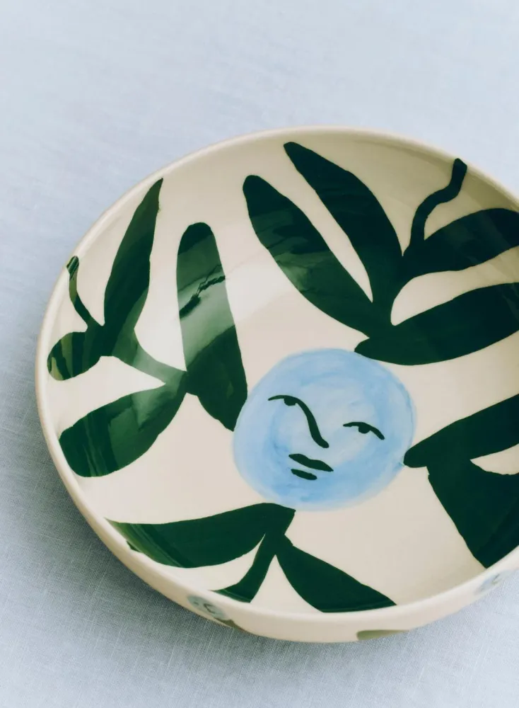 x Emma Kohlmann Moon Face Vine skål - Ø18 cm.