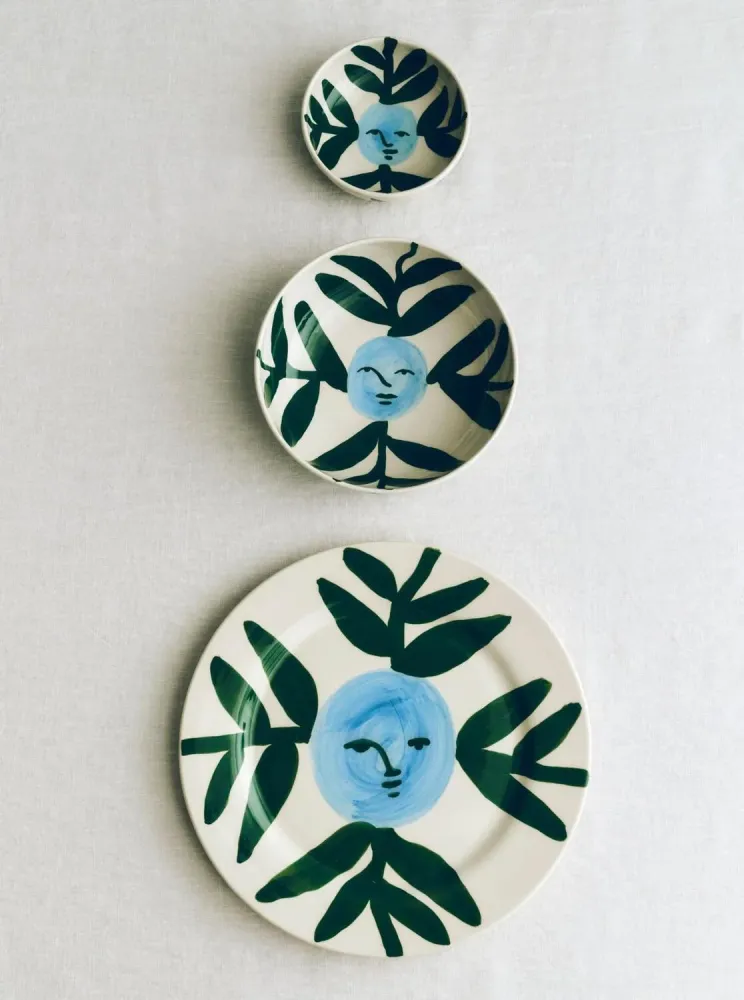 x Emma Kohlmann Moon Face Vine skål - Ø18 cm.