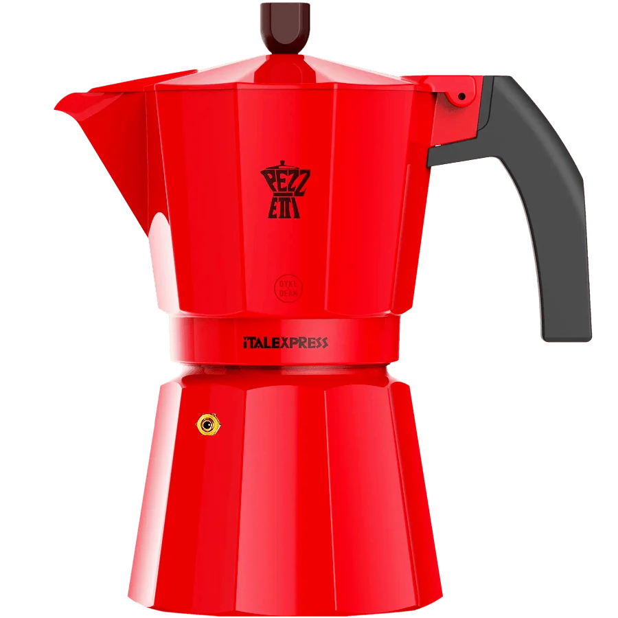 ESPRESSOSTKKER KAFFEMAGER RØD 3 KOP