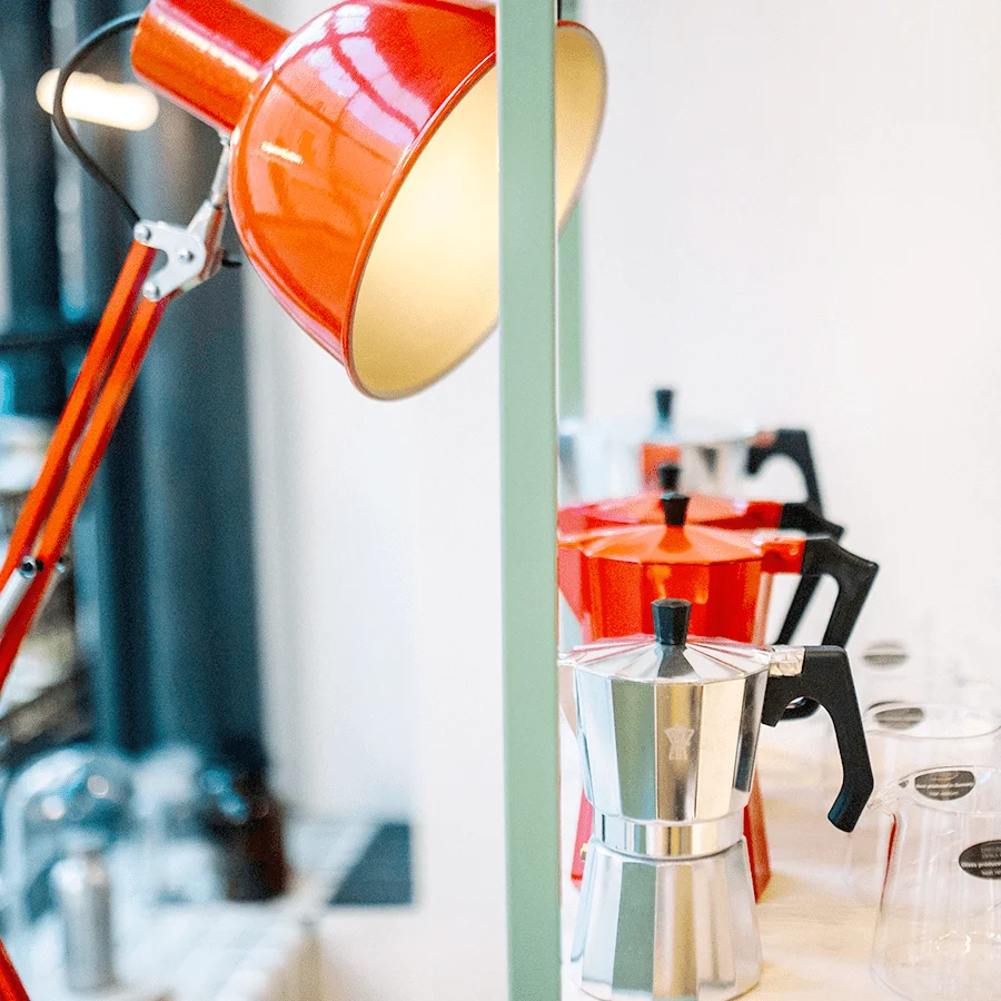 ESPRESSOSTKKER KAFFEMAGER RØD 3 KOP