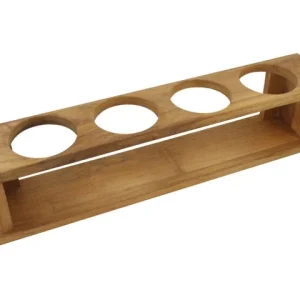Eude, Glasholder Teak, 38,6 x 7,5 x 9 cm (1 stk)