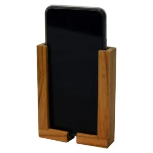 Eude, Justerbar smartphone-holder, 11,5 x 3,8 cm, Teak (1 stk)