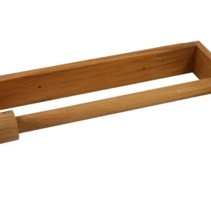 Eude, Køkkenrulleholder lille Teak 31,5x11x4,5 cm