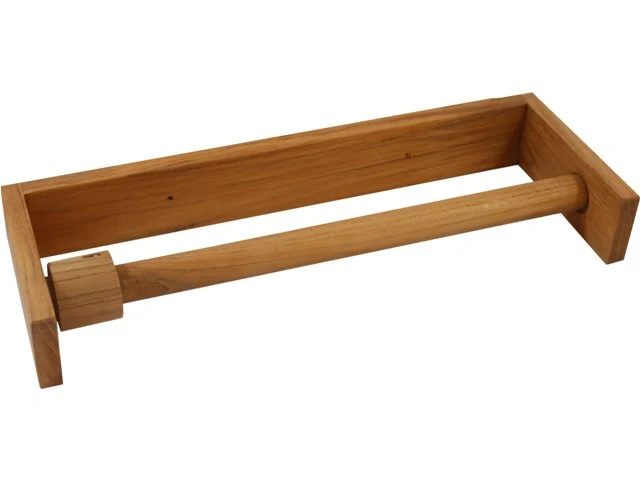 Eude, Køkkenrulleholder lille Teak 31,5x11x4,5 cm