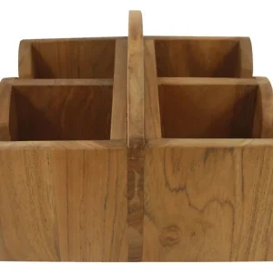 Eude, Krus/kopholder quattro, Teak, 20x22x15 cm (1 stk)