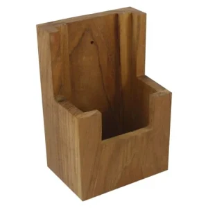 Eude, VHF håndholdt opbevaringsstativ, Teak, 8,2x6,3x13,5 cm (1 stk)