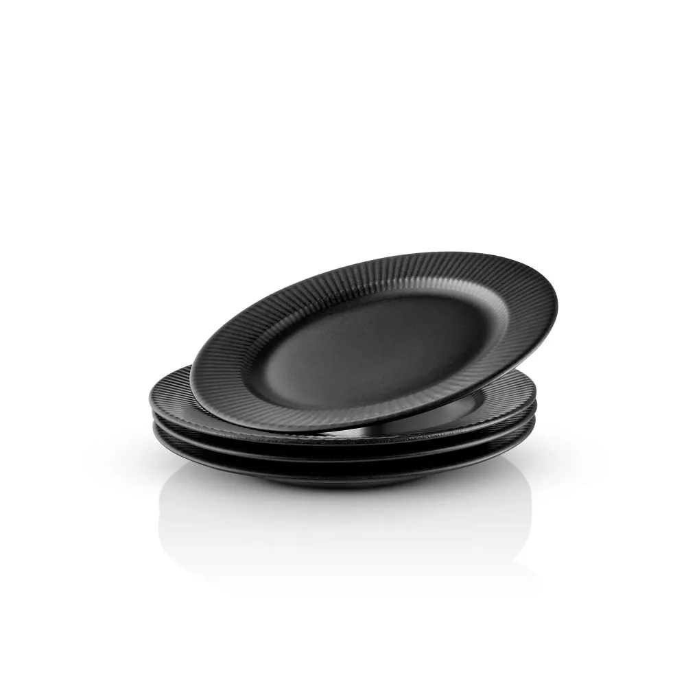 Eva Trio - Legio nova Frokosttallerken 22cm Black - 4 stk.