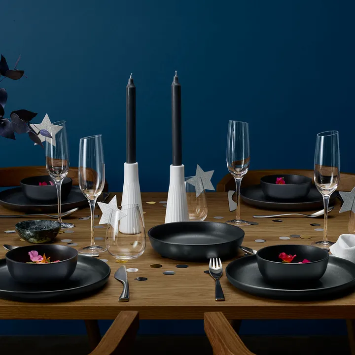 Eva Trio - Legio nova Frokosttallerken 22cm Black - 4 stk.