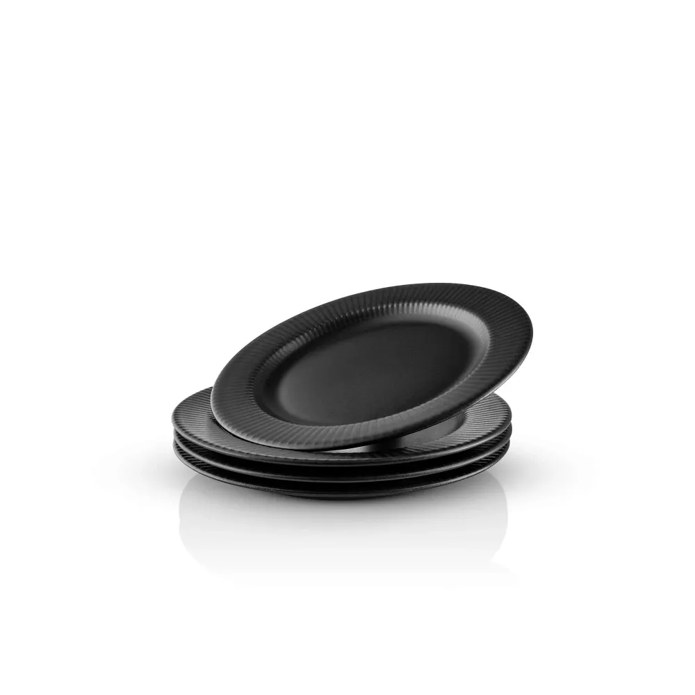 Eva Trio - Legio Nova Kagetallerken 19 cm Black - 4 stk.