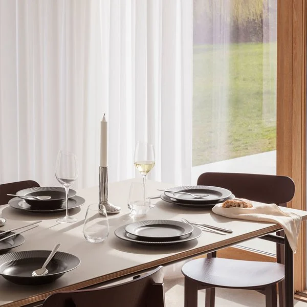 Eva Trio - Legio Nova Middagstallerken 28cm Black - 4 stk.