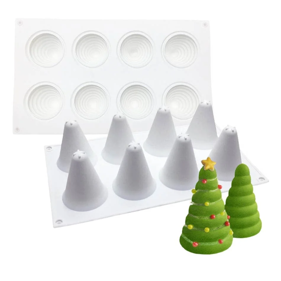 3D Fir Tree kageform