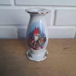Firklövern. Gammeldags jul, Lysestage 11 cm.