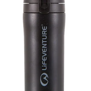Flip-Top Thermal Mug, Matt Black - Life Venture