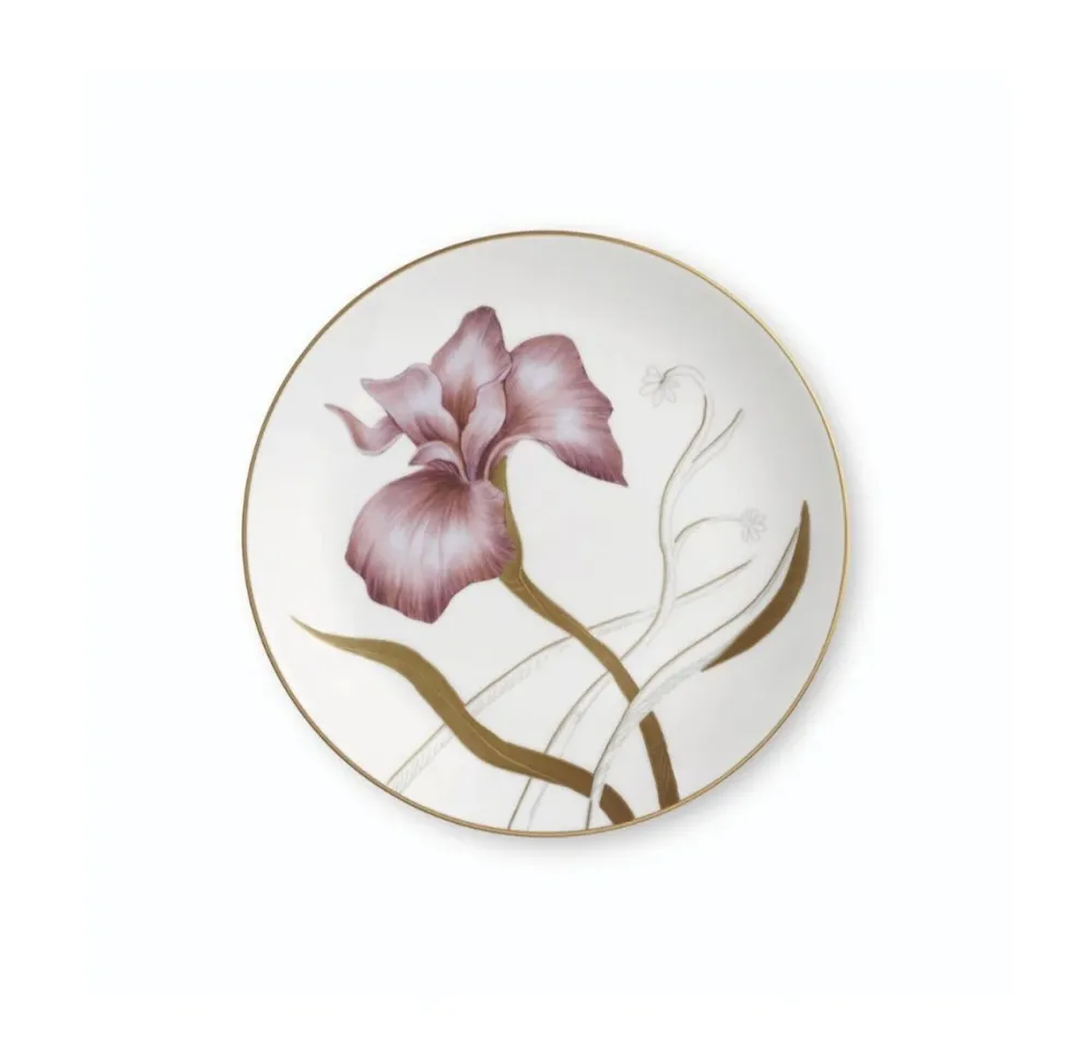 Flora tallerken, iris - 19 cm.