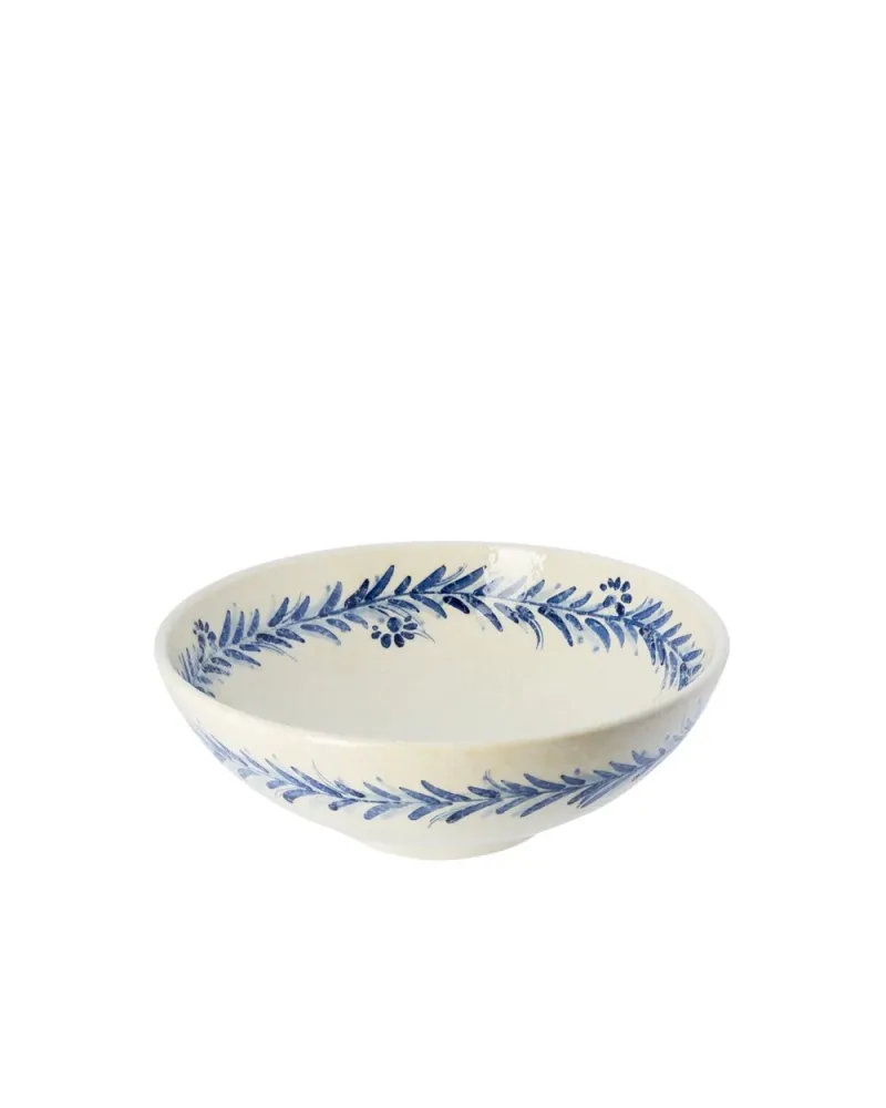 Frugtskål, Floral Blue - Ø28 cm.